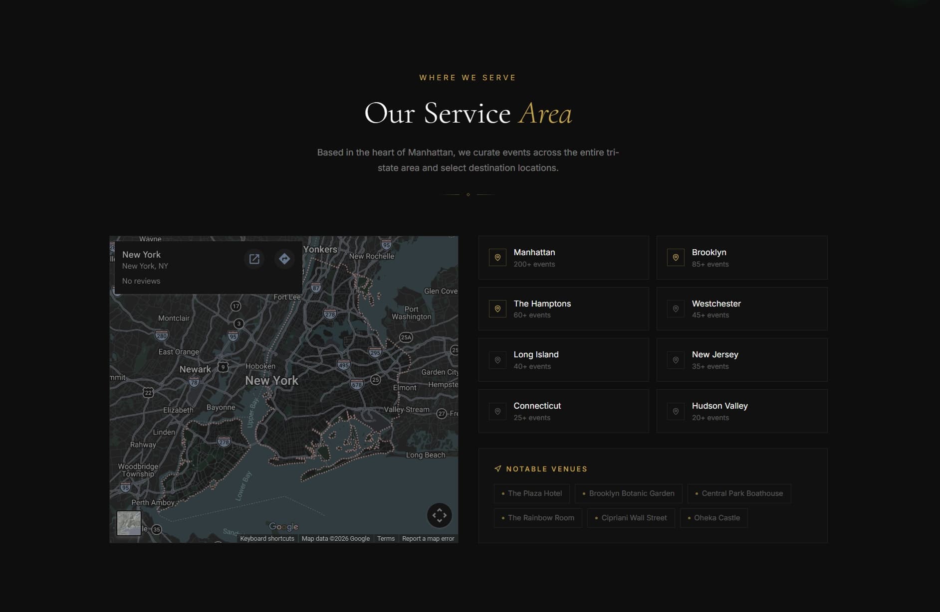 Event Planner concept screen three